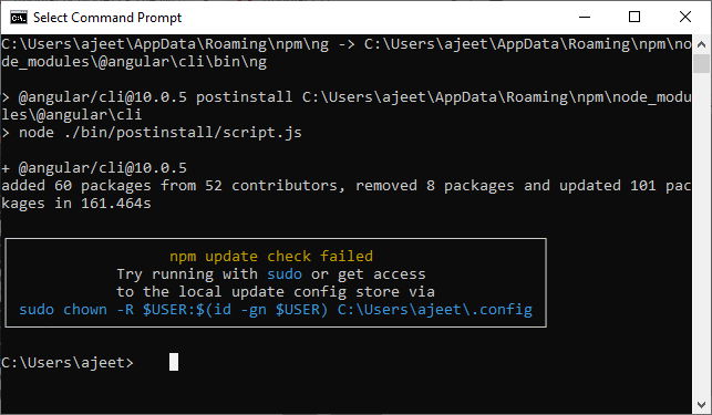 Setup components of MEAN stack