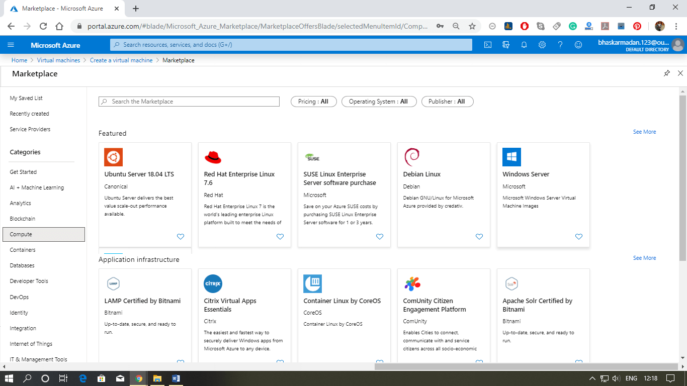 Azure Virtual Machines