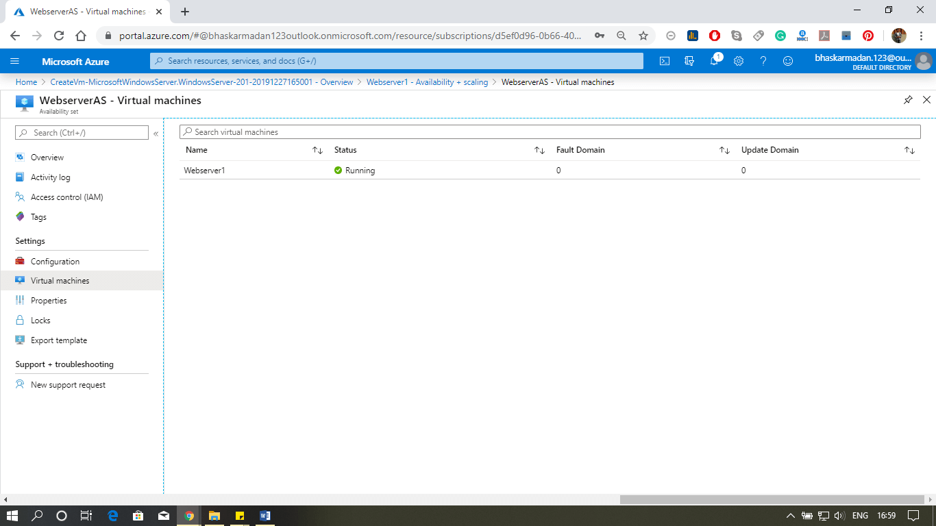 Azure VM Storage