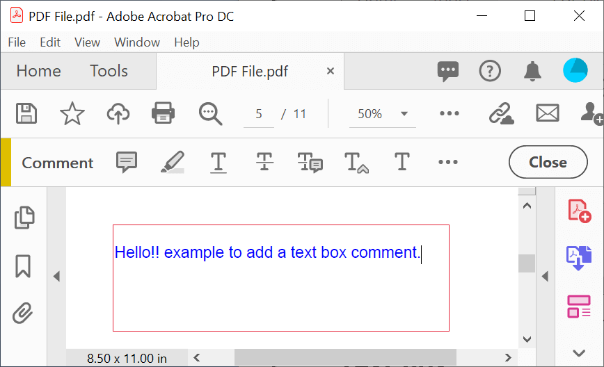How To Add Comments In Pdf - Javatpoint