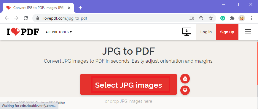 How to Convert JPG to PDF - Javatpoint