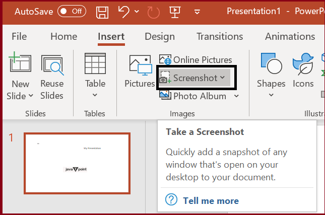 Insert PDF into PowerPoint - Javatpoint