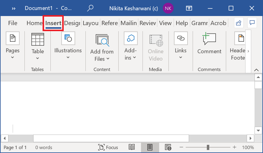 Insert PDF into Word File - Javatpoint