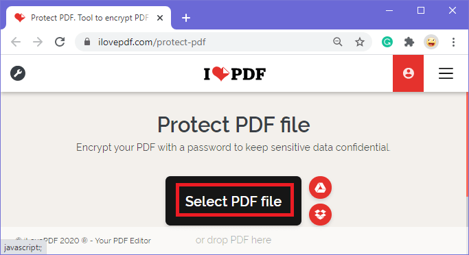 Password Protect PDF