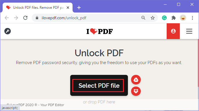 Remove a PDF Password