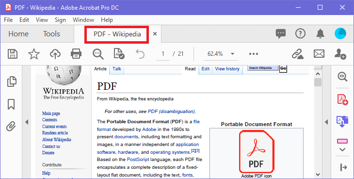 Save a Webpage as a PDF