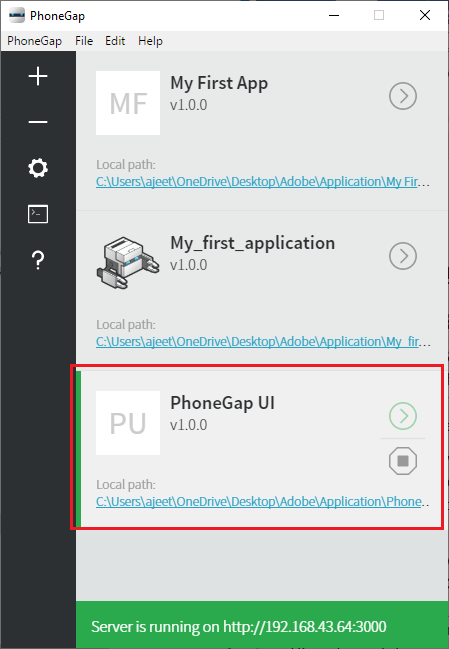 Creating a multipage UI in PhoneGap