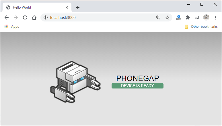 Creating a new PhoneGap project