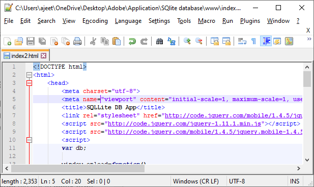 Retrieving data from SQLite database