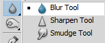 Blur Tool in Photoshop