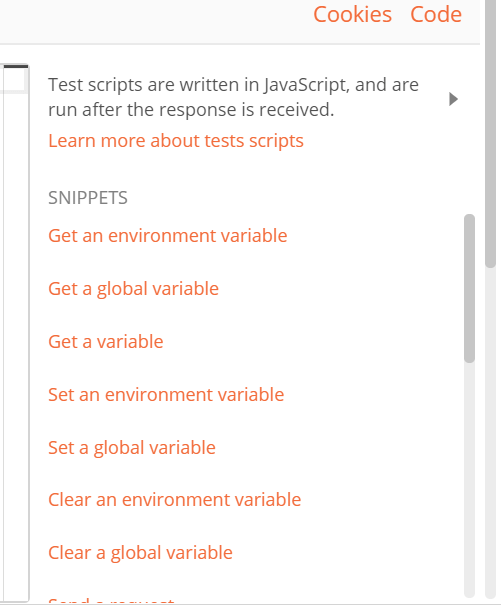 writing test scripts for manual testing