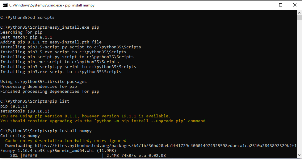 install pip3 for python 3.6