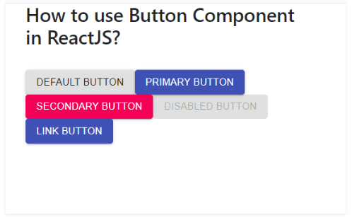 Button in React