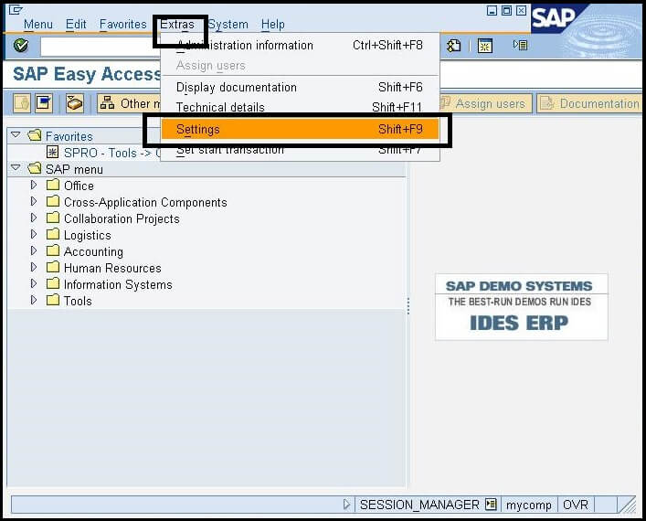 Transaction Codes in SAP