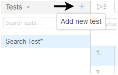 IDE-Creating Test Cases Manually