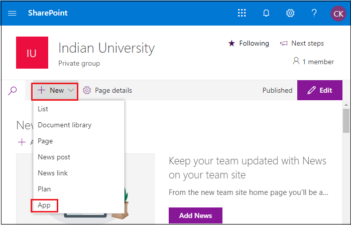 Creating a Wiki page Library in SharePoint