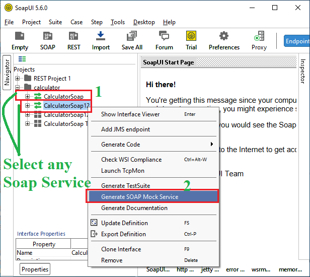 SoapUI 模拟服务