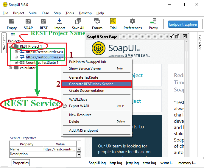 SoapUI 模拟服务