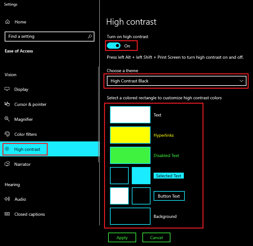 Accessibility testing