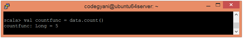Apache Spark Count Function Javatpoint