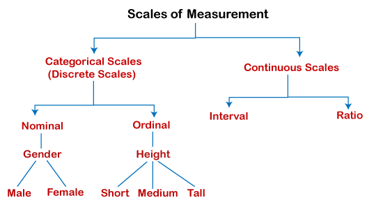 types of scales used in research