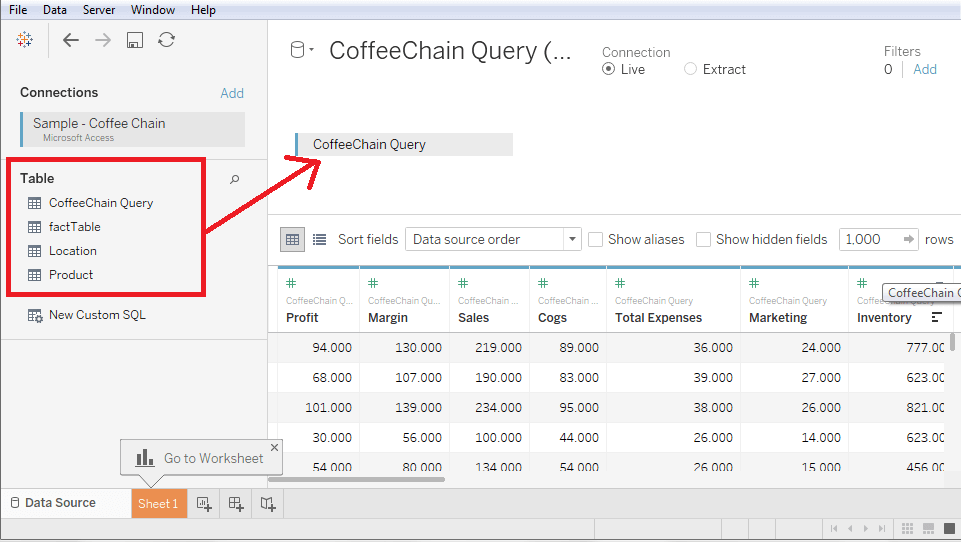 Data Blending in Tableau