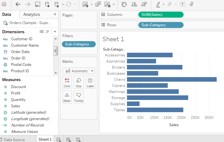 Tableau Context Filters