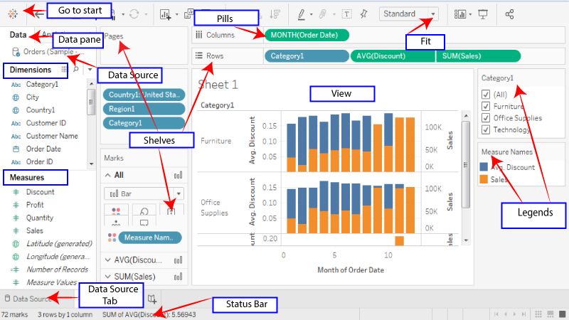 Tableau Data Terminology