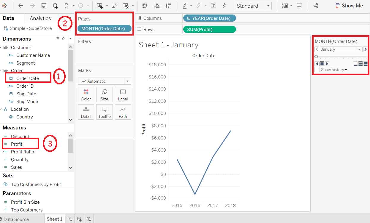 Motion Chart Tableau