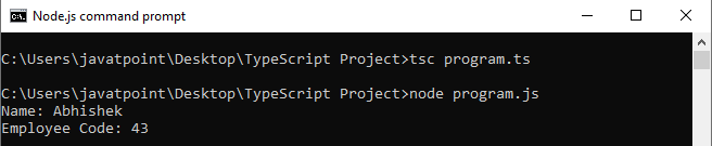 TypeScript Interface