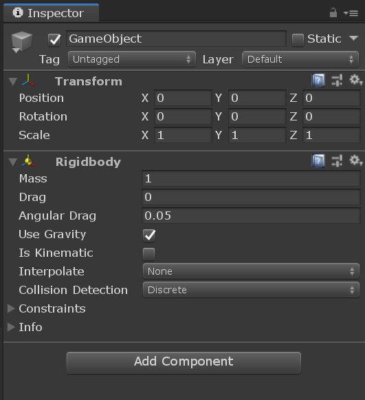 Unity Components Javatpoint 