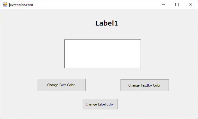 VB.NET Color Dialog Box