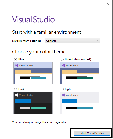 Download and Install Visual Studio