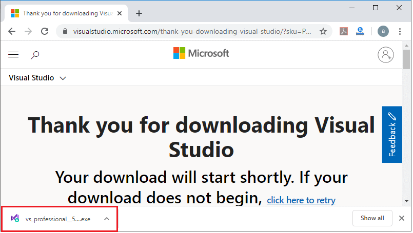 Download and Install Visual Studio