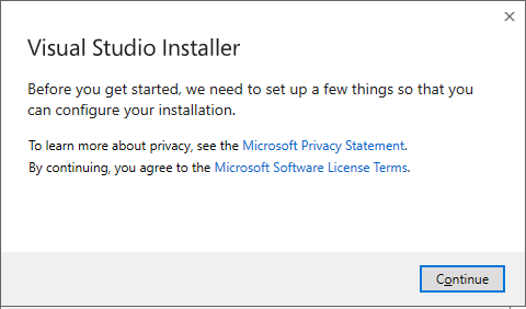 Download and Install Visual Studio