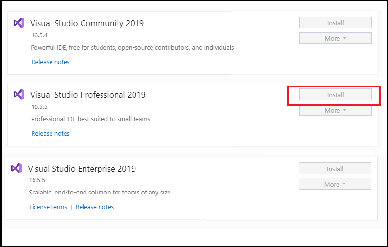 visual studio 2013 community free download