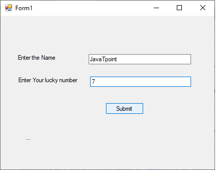 VB.NET Form Controls