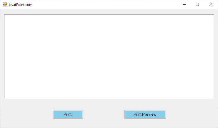 VB.NET Print Dialog Box