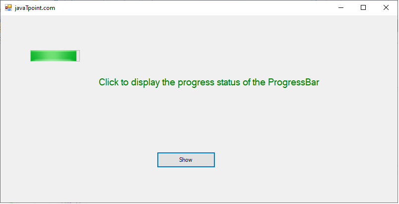 VB.NET ProgressBar Control