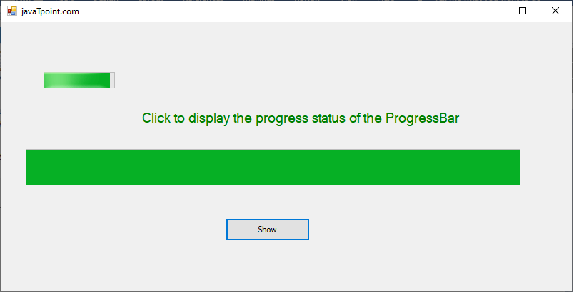 VB.NET ProgressBar Control