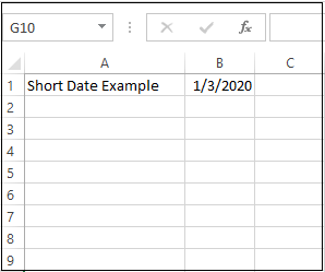 VBA Date Format