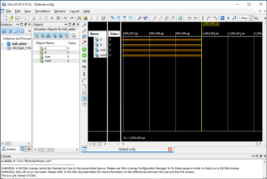 Creating a project in VHDL using Xilinx IDE Tool