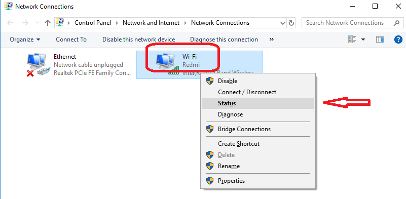 How to see the Wi-Fi password in Windows 10