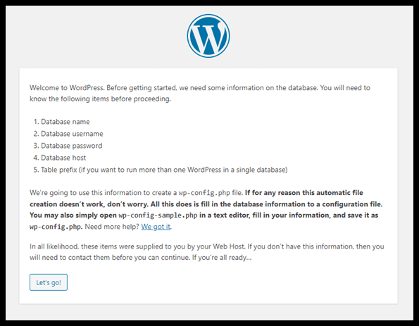 Installation of WordPress Using Xampp