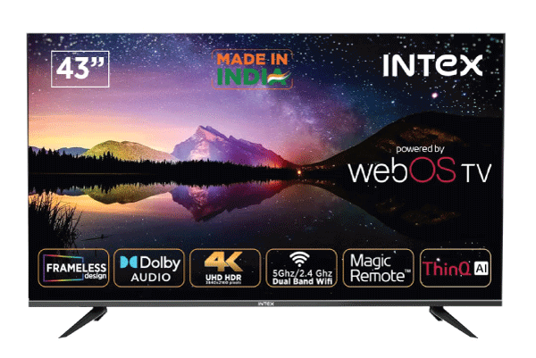 >Intex 108cm 43 Inches 4K Ultra HD Smart LED TV Smart LED - WOS4304U Review