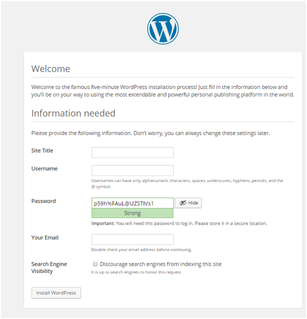 Wordpress Webmatrix15